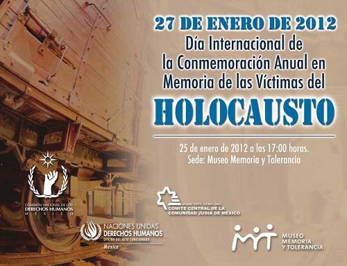 No Dejes De Asistir Al Día Internacional De Conmemoración De Las Víctimas Del Holocausto 9722