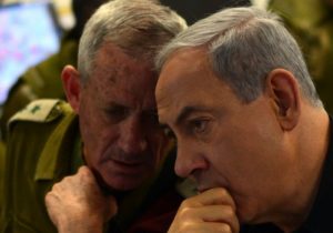 PM Betanyahu y Gantz Crédito: KOBI GIDEON GPO