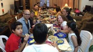 Judíos y musulamnes cena de iftar