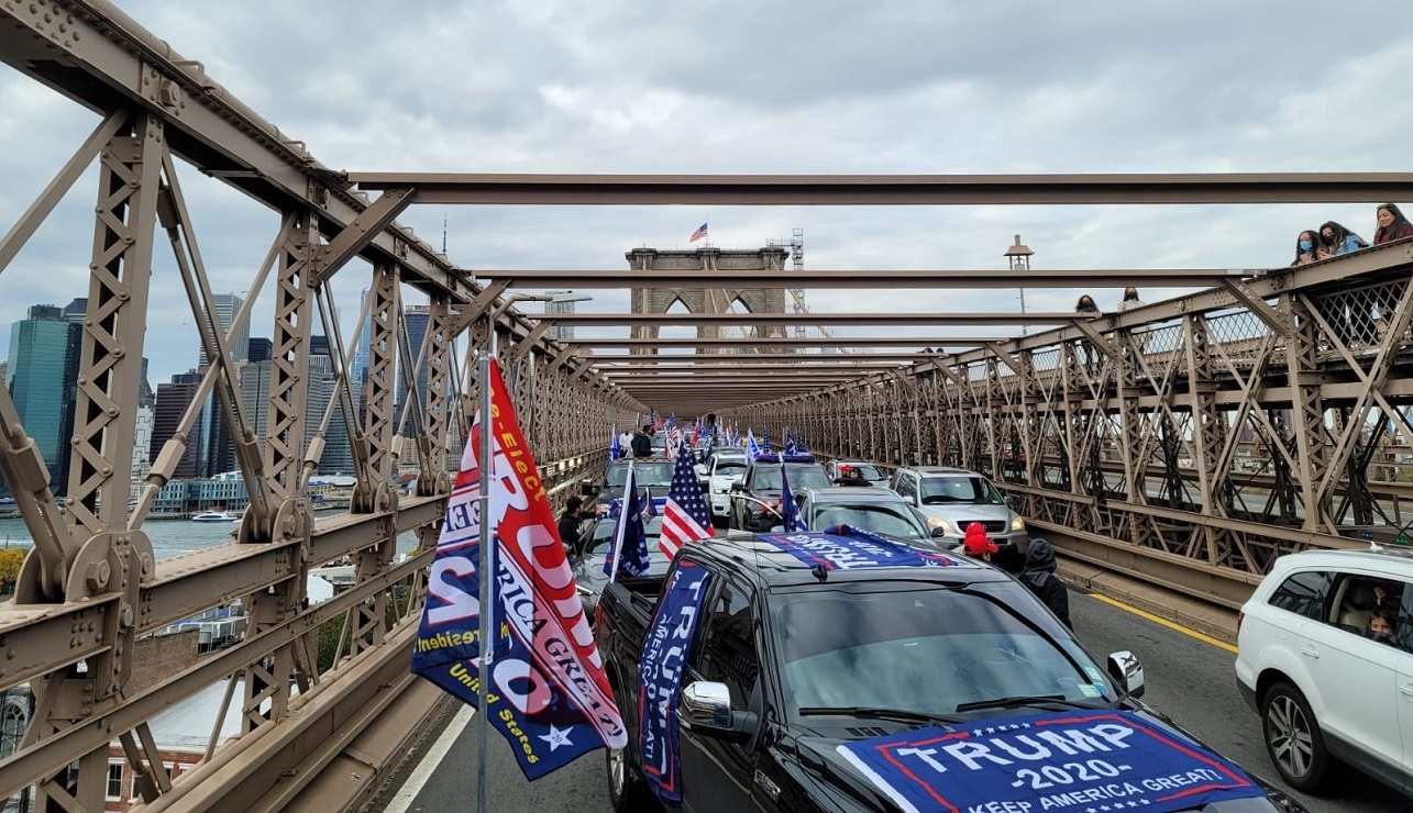 Nueva York Agreden A Judios Pro Trump Durante Caravana De Apoyo